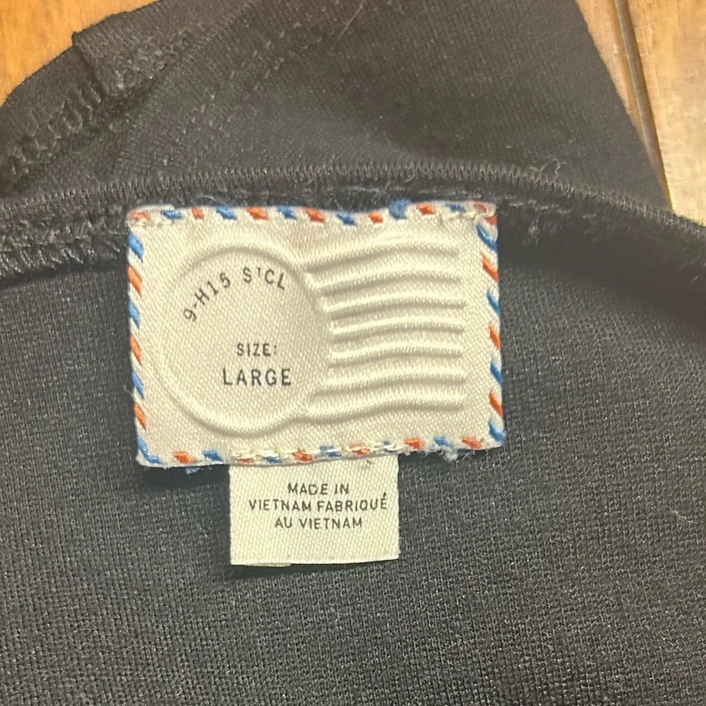 9-H15 STCL from Anthropologie Women’s Black Corset Tank Top, Size Large - Picture 5 of 7